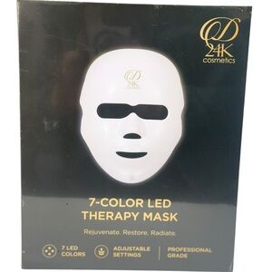 D24K Cosmetics 7-Color LED Professional Grade Therapy Mask- sealed NIB
